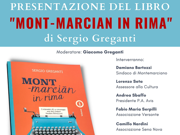 Scopri di più sull'articolo Presentazione del libro “MONT-marcian in rima”