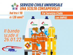 Scopri di più sull'articolo Bando Servizio Civile 2022