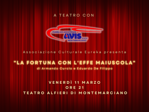 Scopri di più sull'articolo A Teatro con Avis – Venerdì 11 Marzo 2022