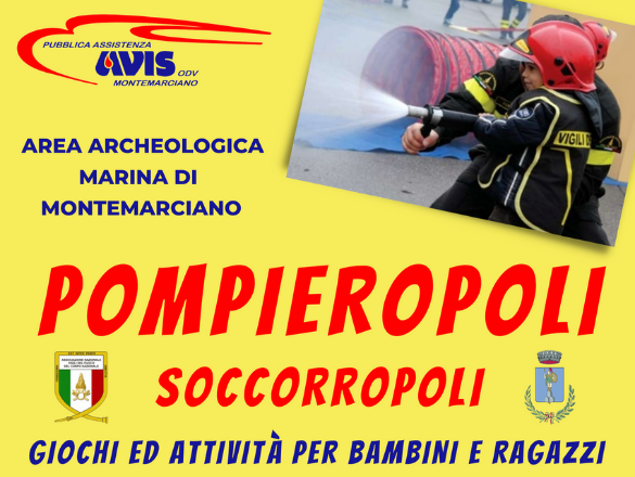 Scopri di più sull'articolo Pompieropoli – 14 e 15 Maggio a Marina di Montemarciano